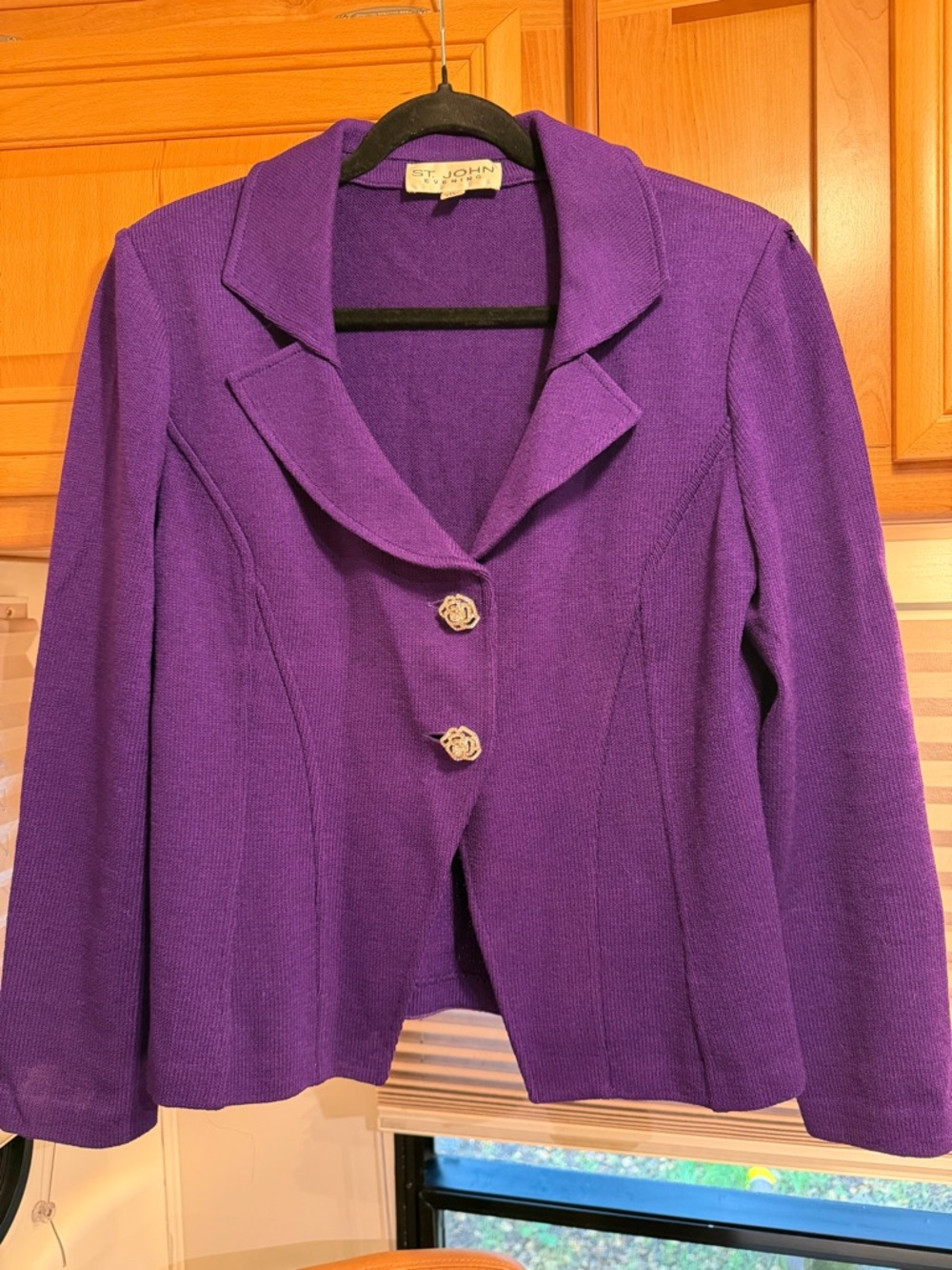 St. John “Evening” Purple 3 Piece Suit 12